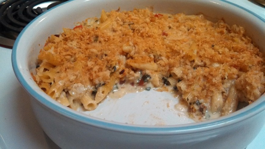 The melty cheese!  The crunch bread crumbs!  Uh, heaven.