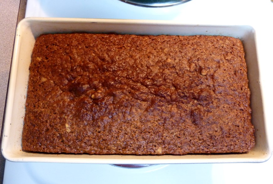 Look how much this pulls away from the side of the pan as it cools!